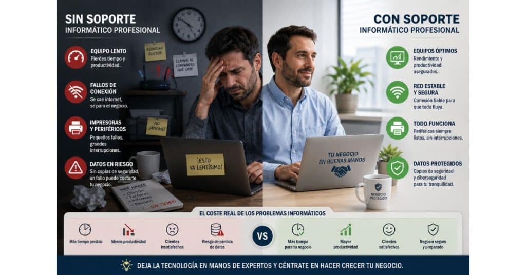 Problemas y soluciones informáticas para pymes