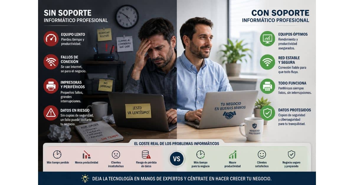 Problemas y soluciones informáticas para pymes