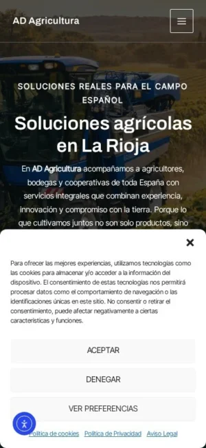 Captura de AD Agricultura (móvil)