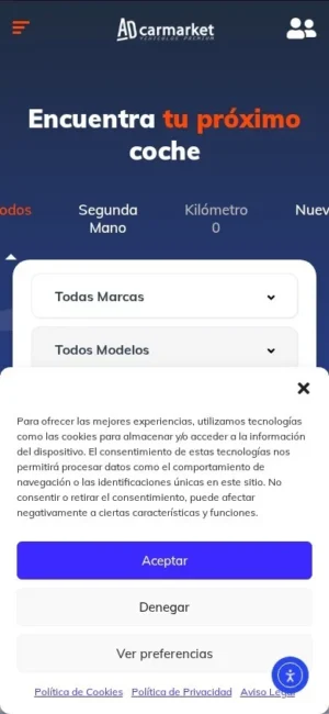 Captura de AD Car Market (móvil)