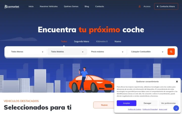 Captura de AD Car Market (ordenador)