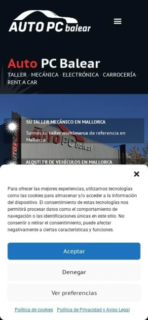 Captura de Auto PC Balear (móvil)