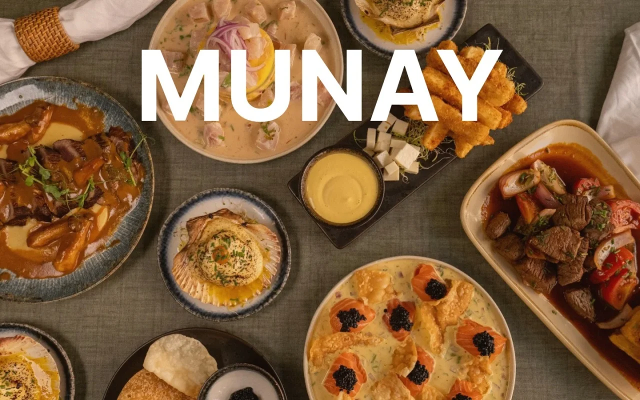 Web de Munay Restaurante vista en ordenador